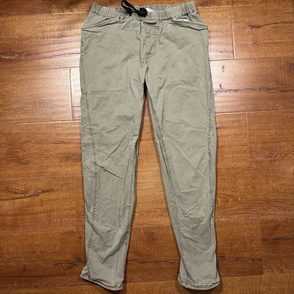 Mountain Hardwear Pants Mens M Gray Woven Cotton Utility Workwear Nature Hiking